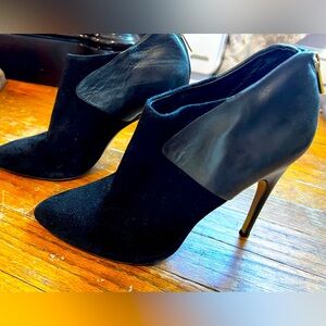 Sam Edelman leather and suede ankle booties